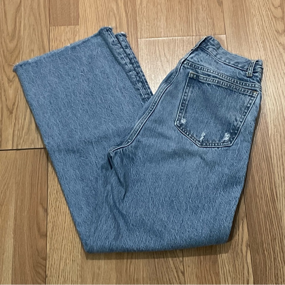BDG Urban Outfitters Women’s 26 Vintage Wide Leg High Rise Jeans Button Fly Blue